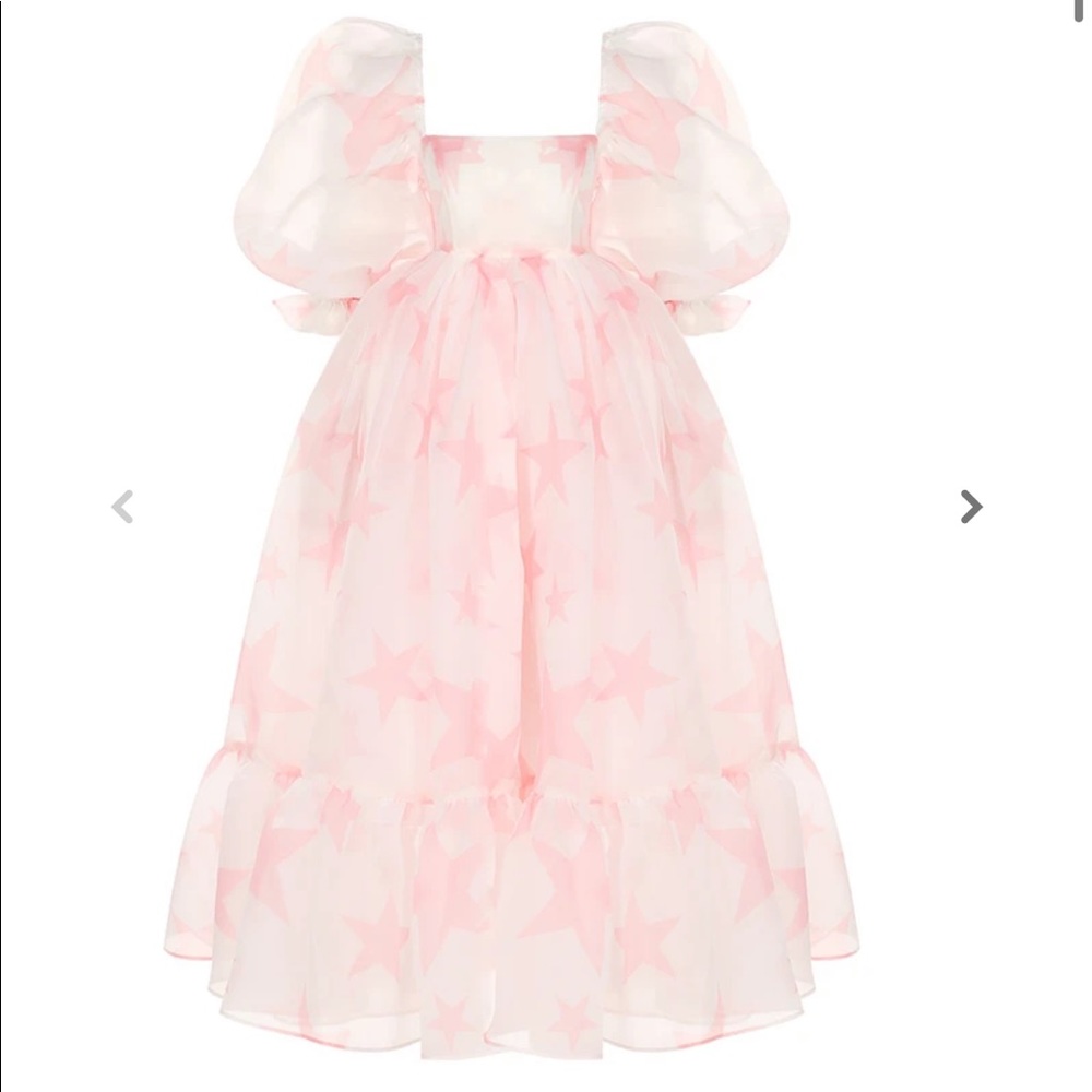 Selkie the powdered star French puff dress size Medium - Picture 2 of 5